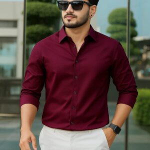 Maroon Color (China Spandex Fabrics)