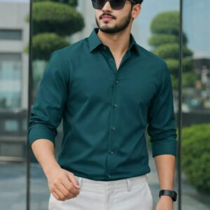 Sea Green Color (China Spandex Fabrics)